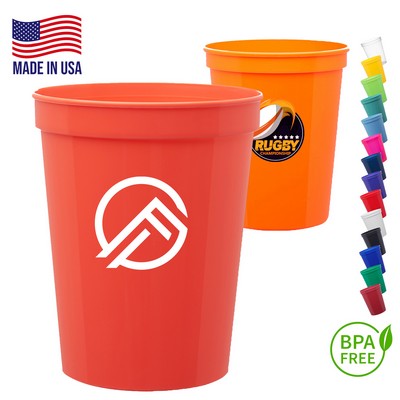 16 oz. USA Made Stadium Cups w/ Custom Logo Stadium Cups