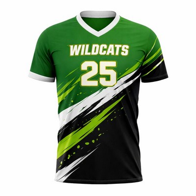 Men's Bird Eye Mesh Sublimated Soccer Jersey 160GSM